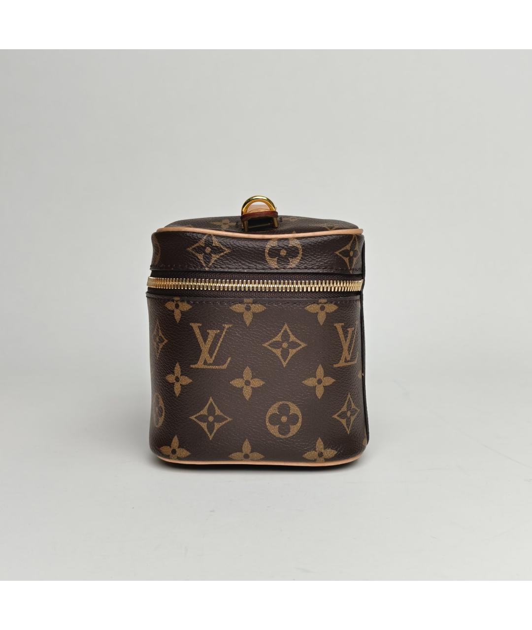 LOUIS VUITTON Коричневая косметичка, фото 3