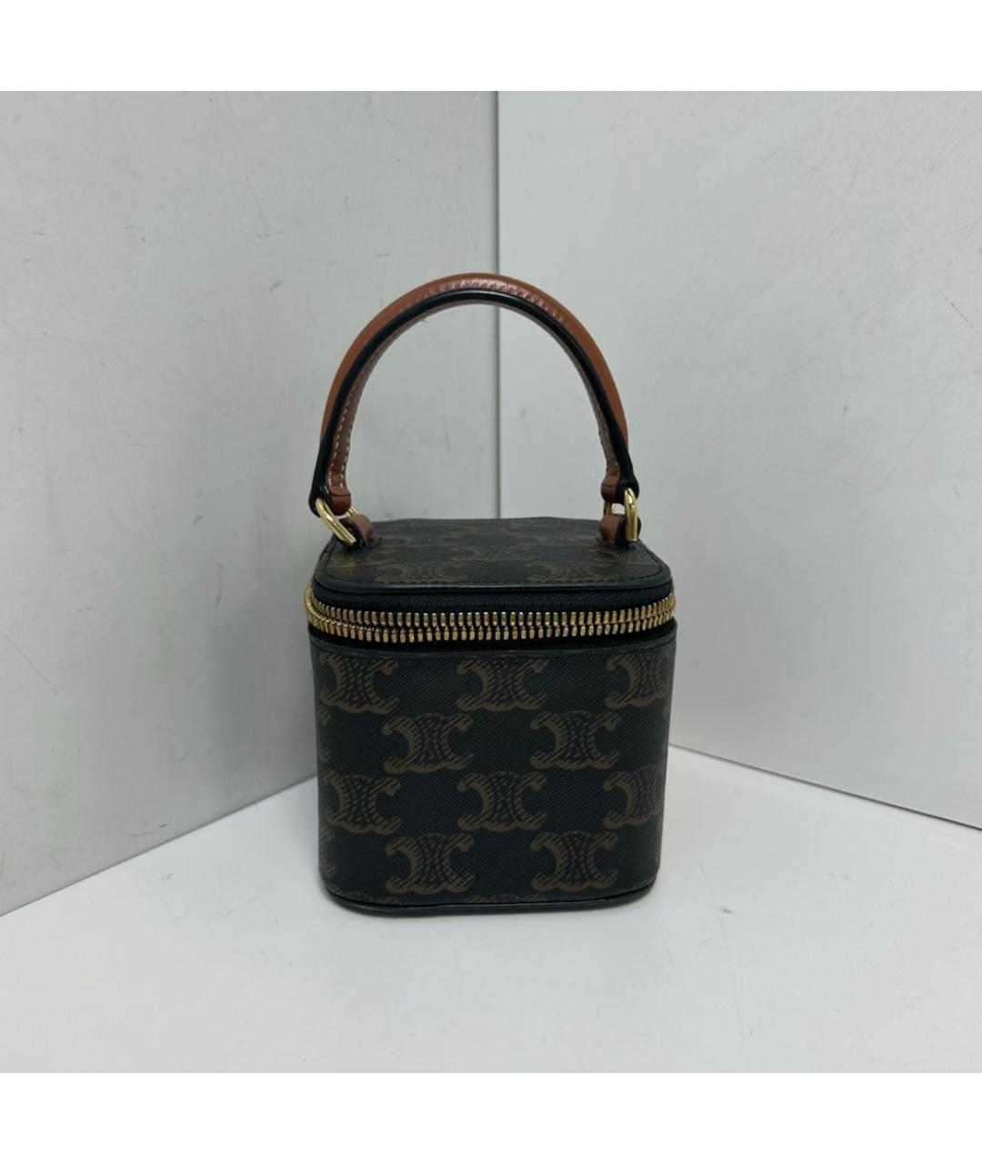 CELINE Коричневая сумка через плечо, фото 9