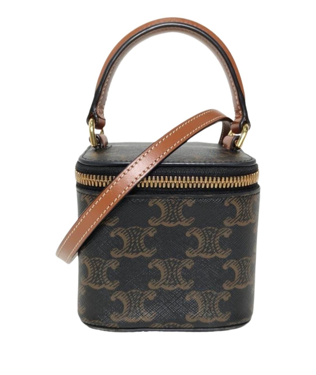 CELINE Коричневая сумка через плечо, фото 1