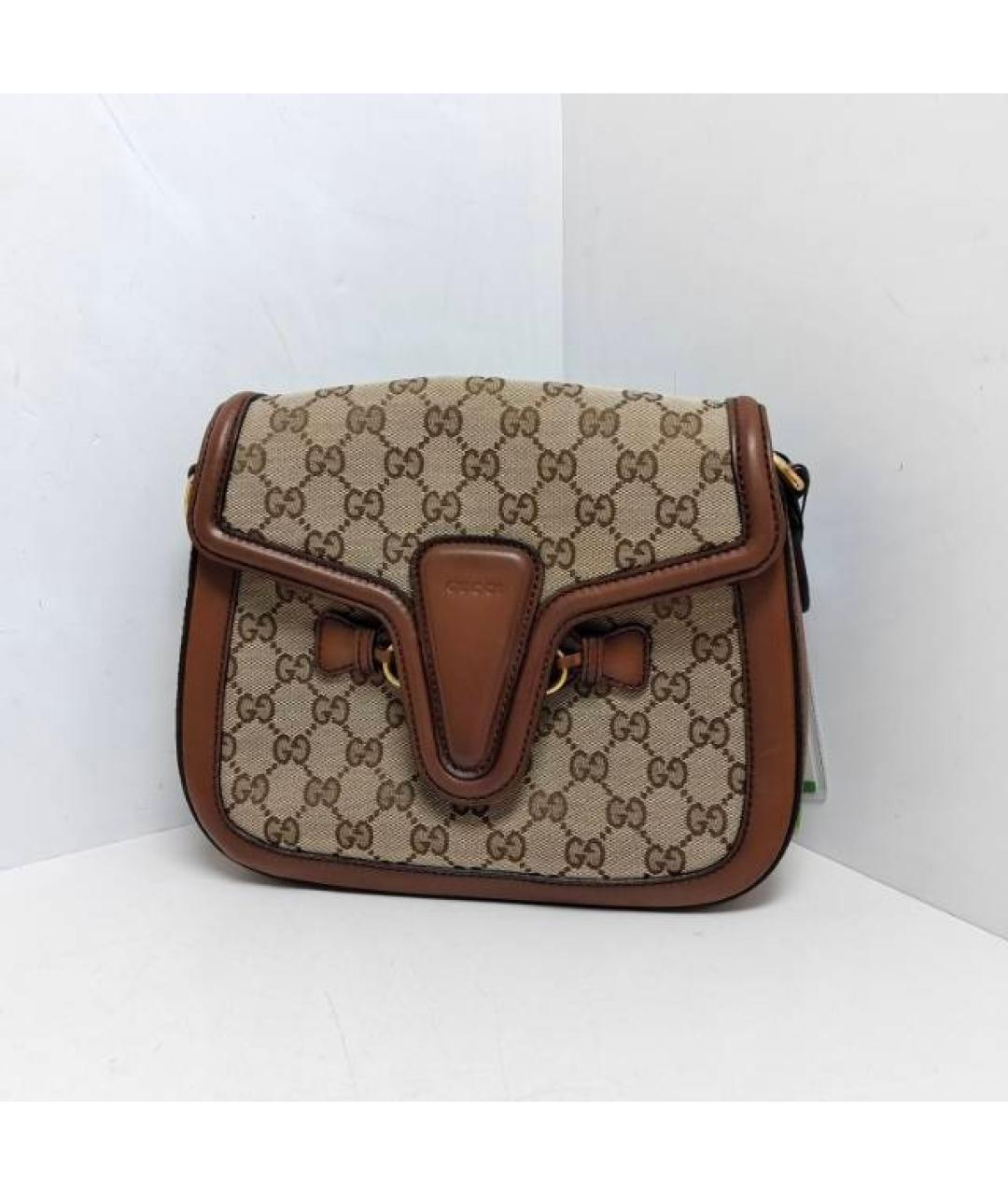 GUCCI Коричневая сумка через плечо, фото 9