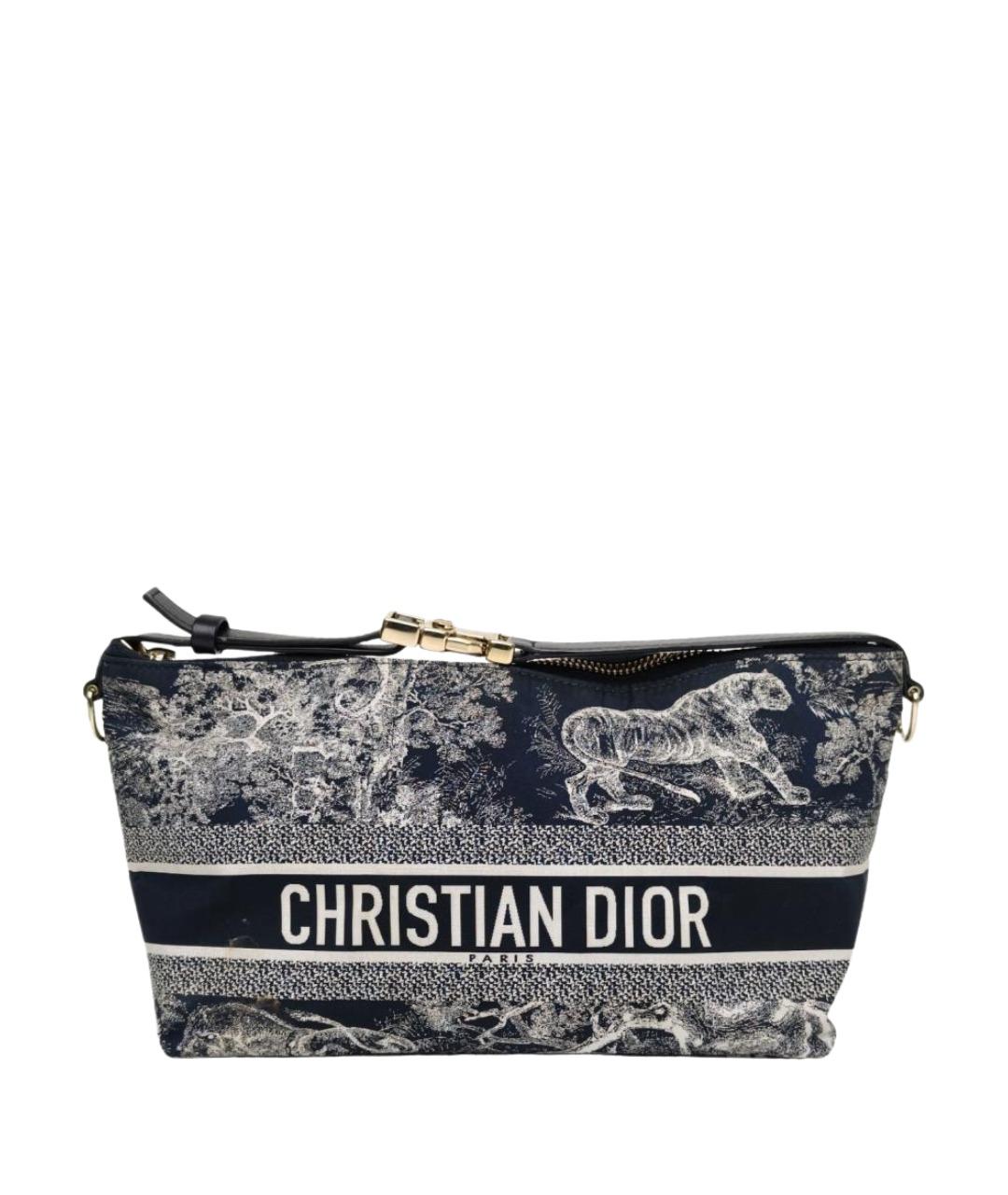 CHRISTIAN DIOR Синяя сумка через плечо, фото 1