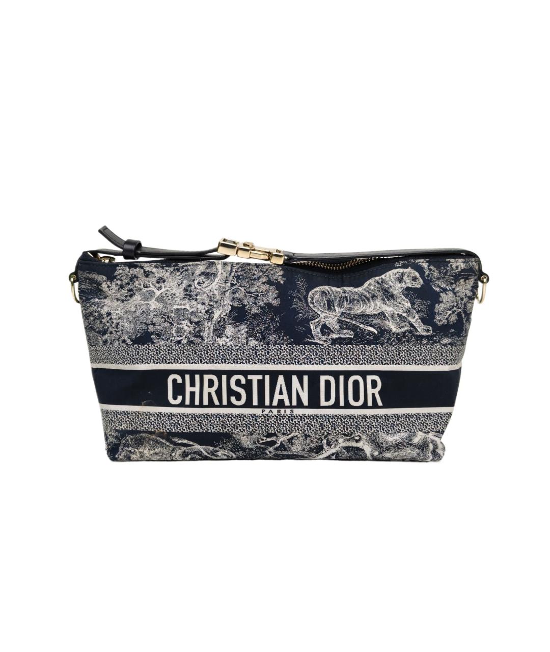 CHRISTIAN DIOR Синяя сумка через плечо, фото 10