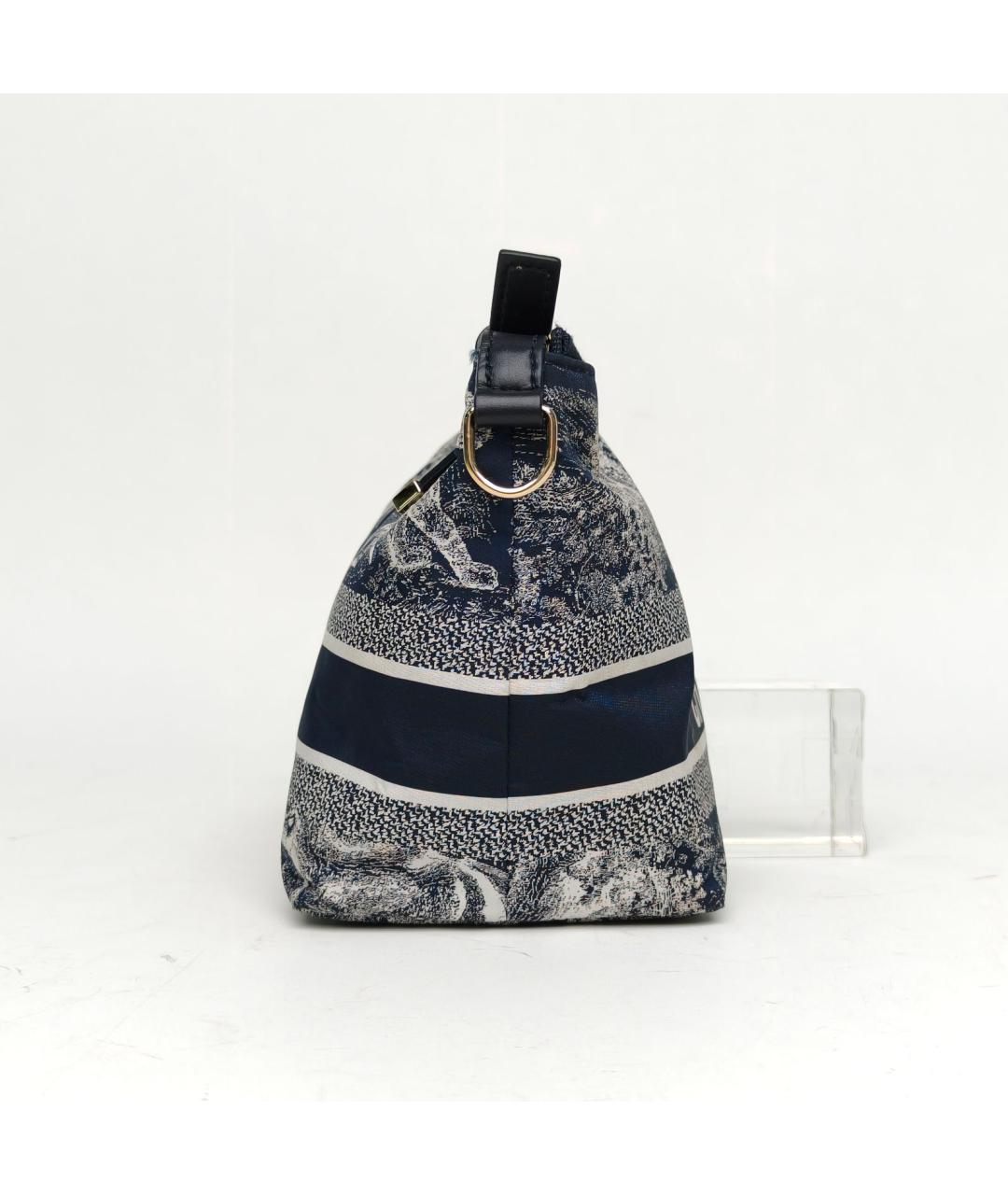 CHRISTIAN DIOR Синяя сумка через плечо, фото 3