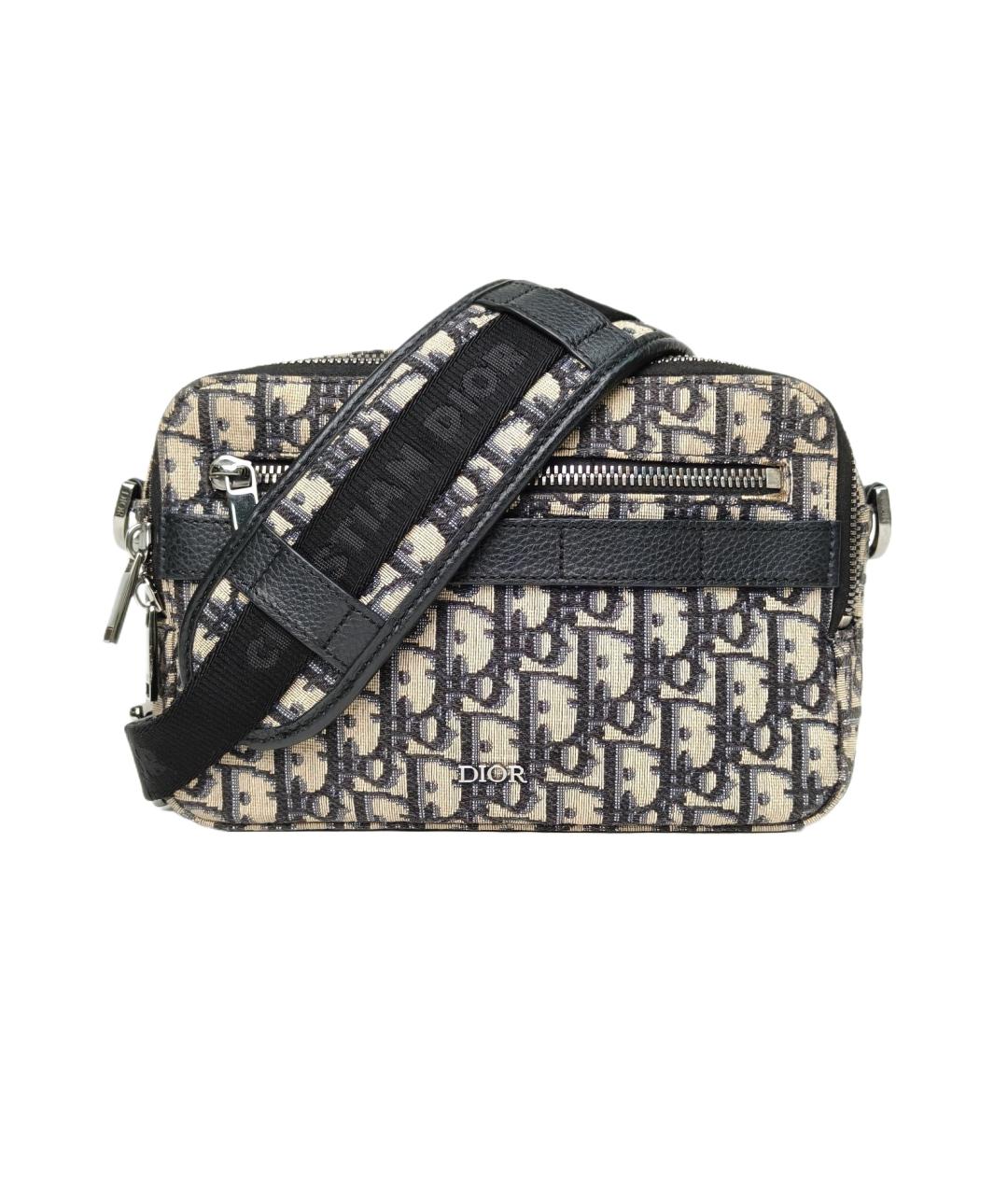 CHRISTIAN DIOR Синяя сумка через плечо, фото 9