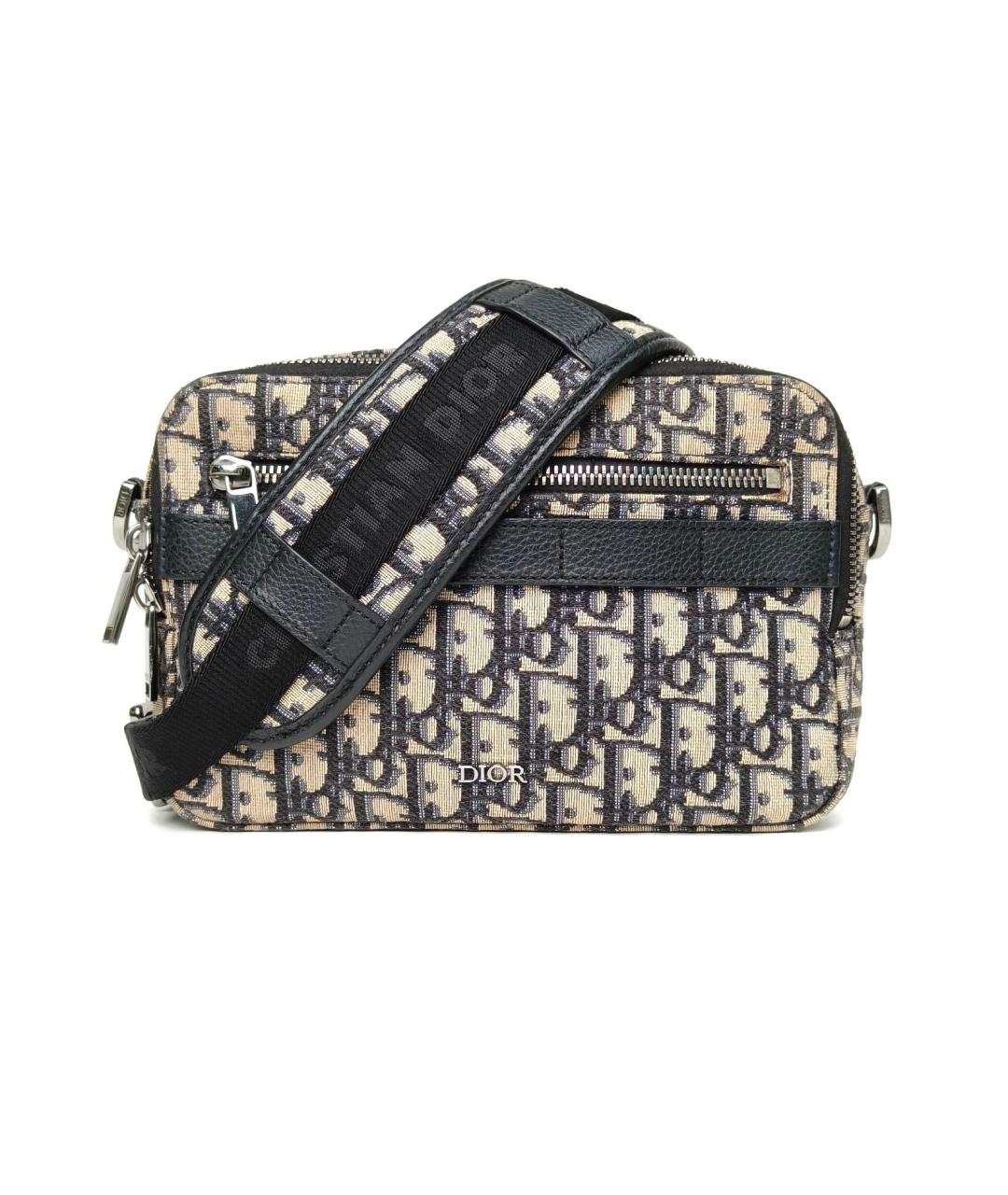 CHRISTIAN DIOR Синяя сумка через плечо, фото 2