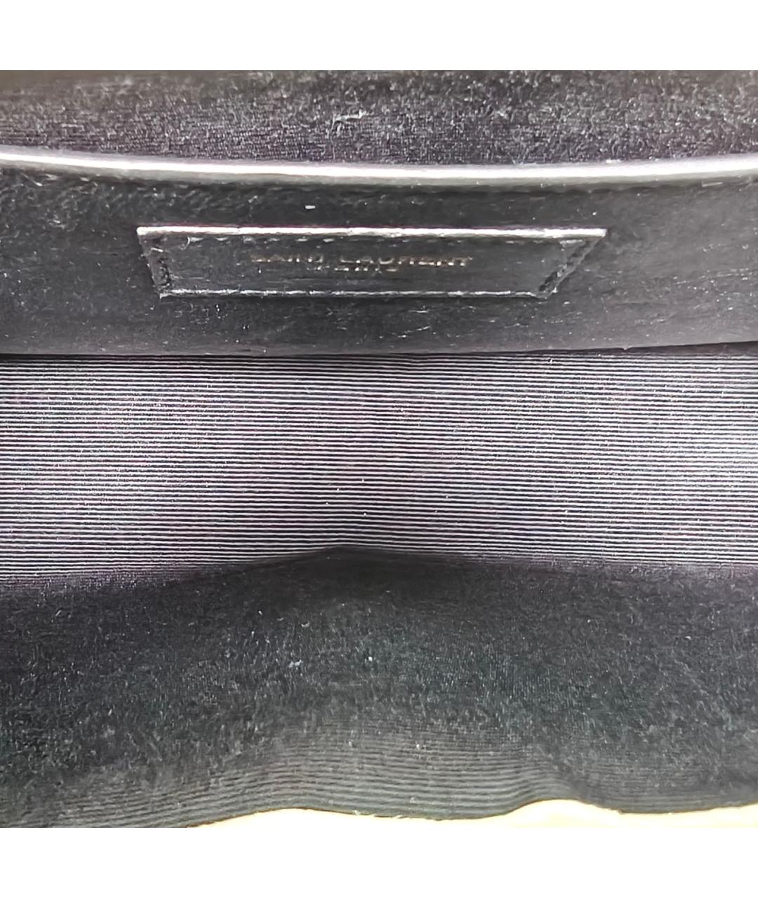 SAINT LAURENT Белая кожаная сумка через плечо, фото 8