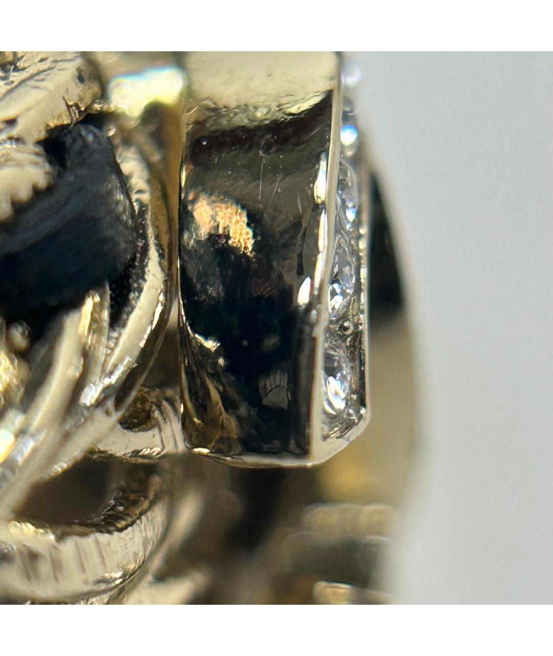 CHANEL Золотое металлическое кольцо, фото 8