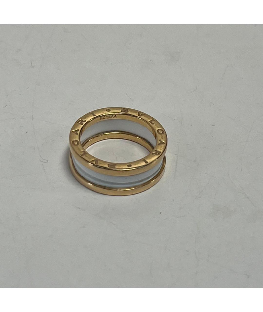 BVLGARI Белое кольцо из розового золота, фото 6