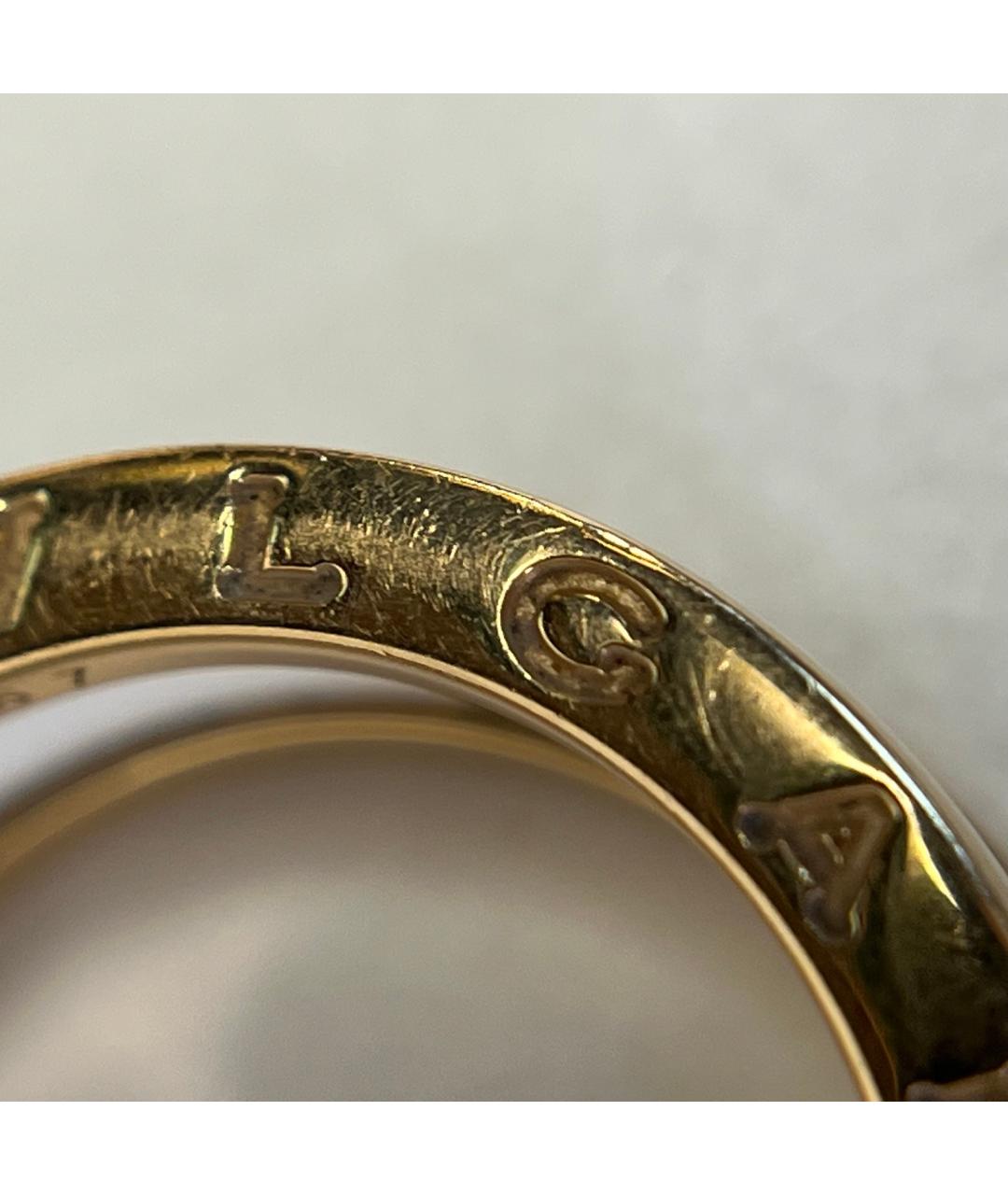 BVLGARI Белое кольцо из розового золота, фото 9