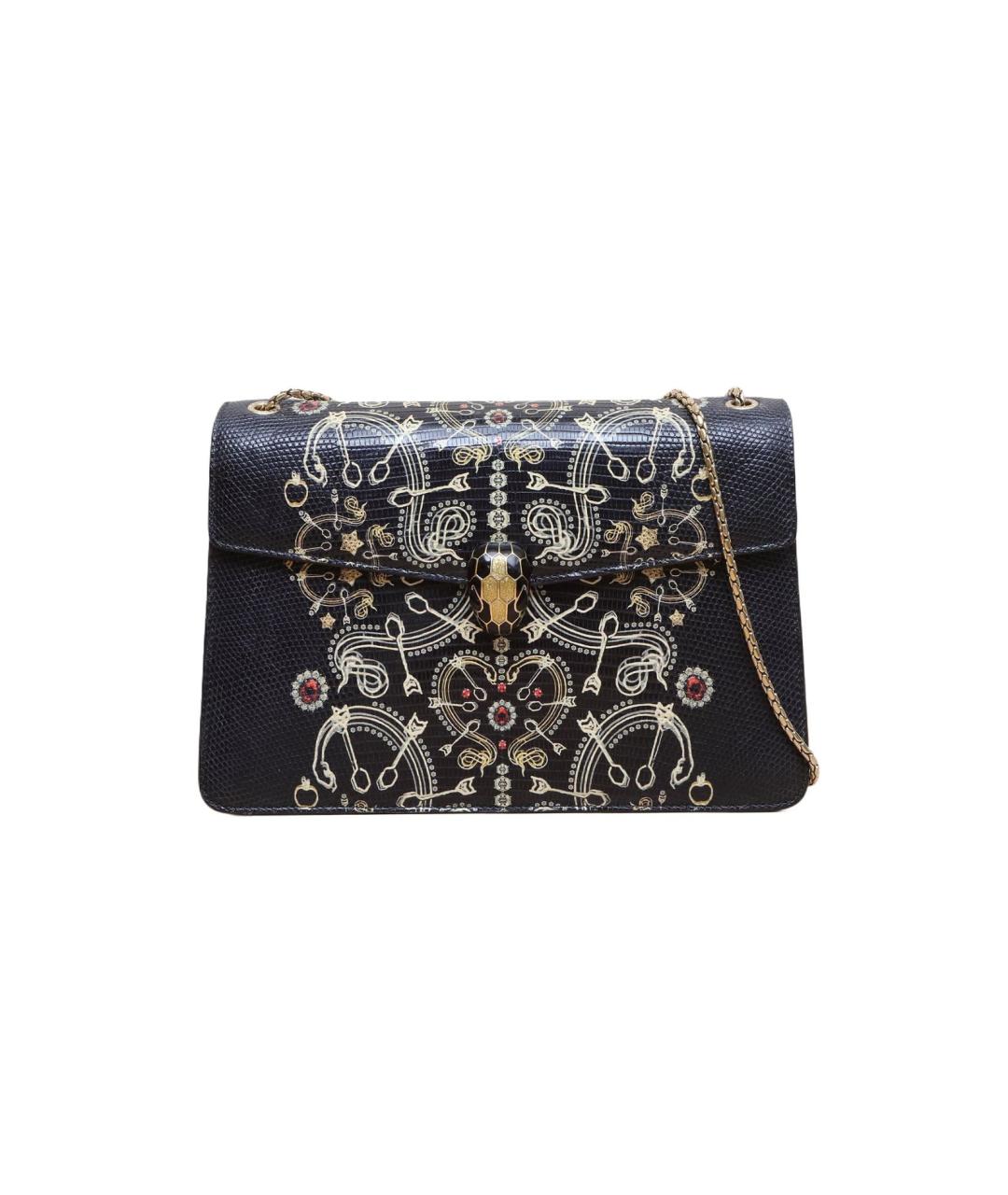 BVLGARI Черная кожаная сумка через плечо, фото 10