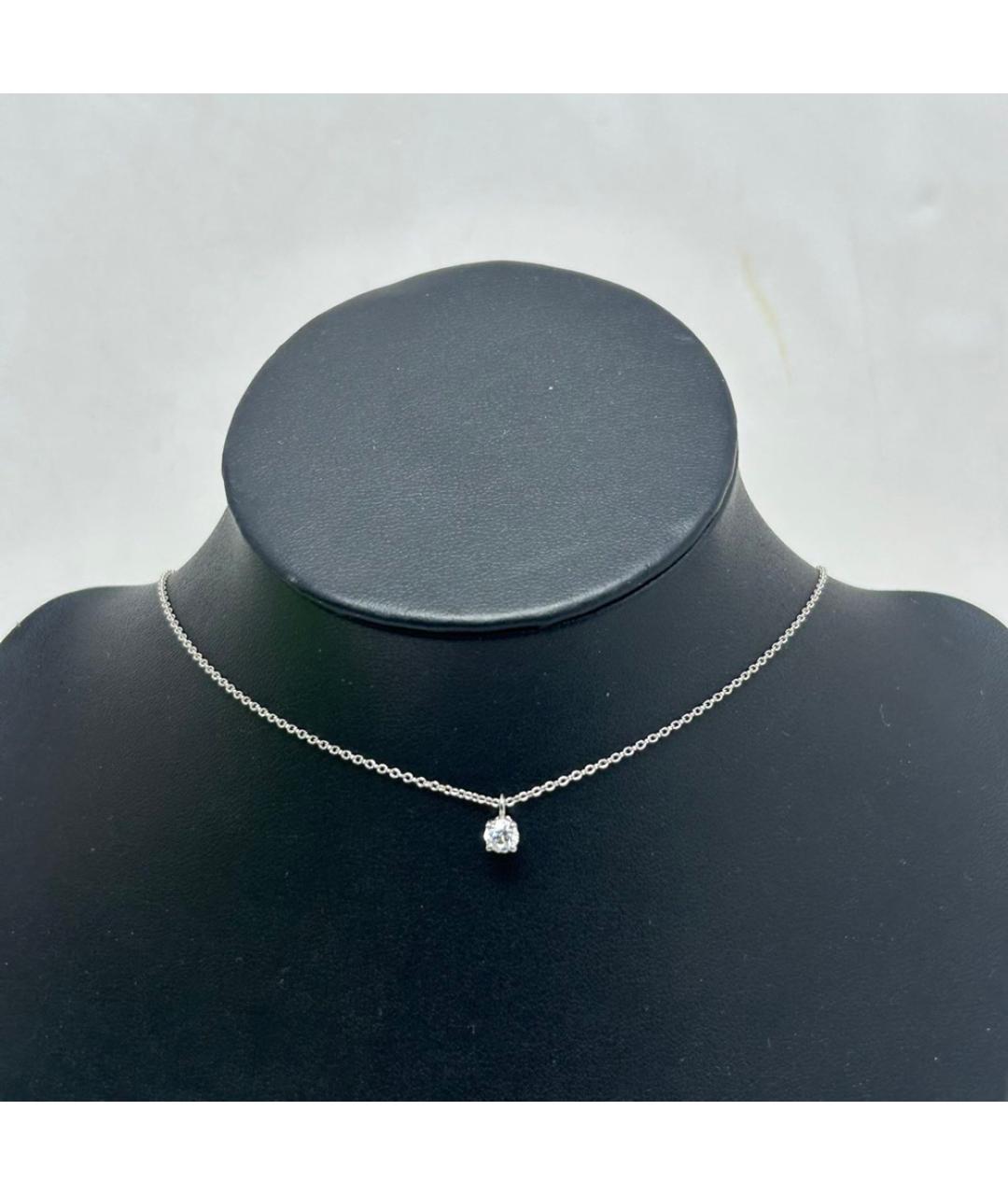 TIFFANY&CO Серебряная платиновая подвеска, фото 8