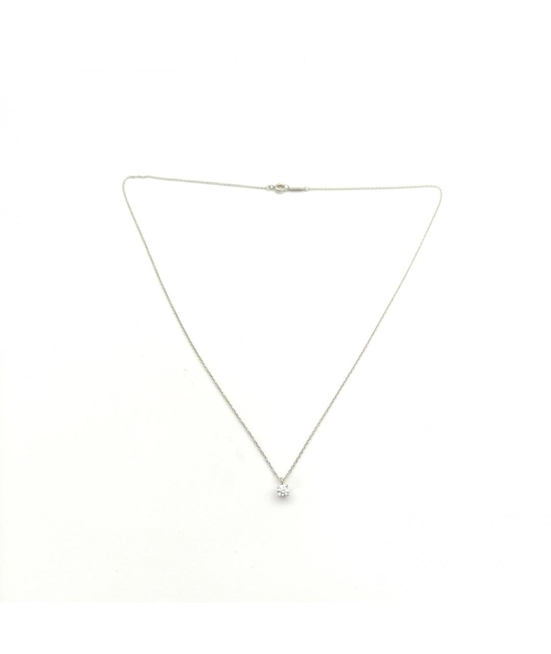 TIFFANY&CO Серебряная платиновая подвеска, фото 7