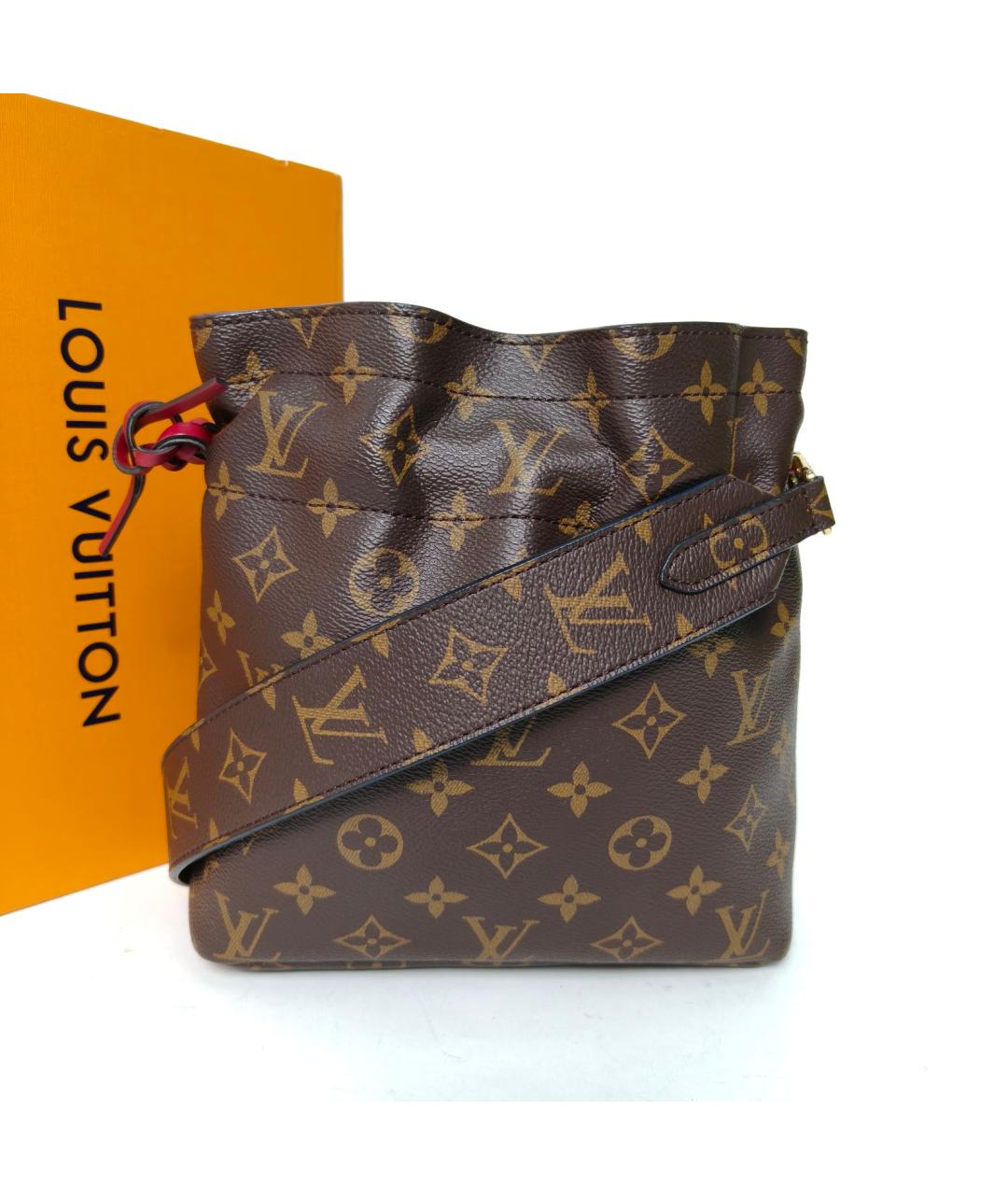 LOUIS VUITTON Коричневая сумка через плечо, фото 8