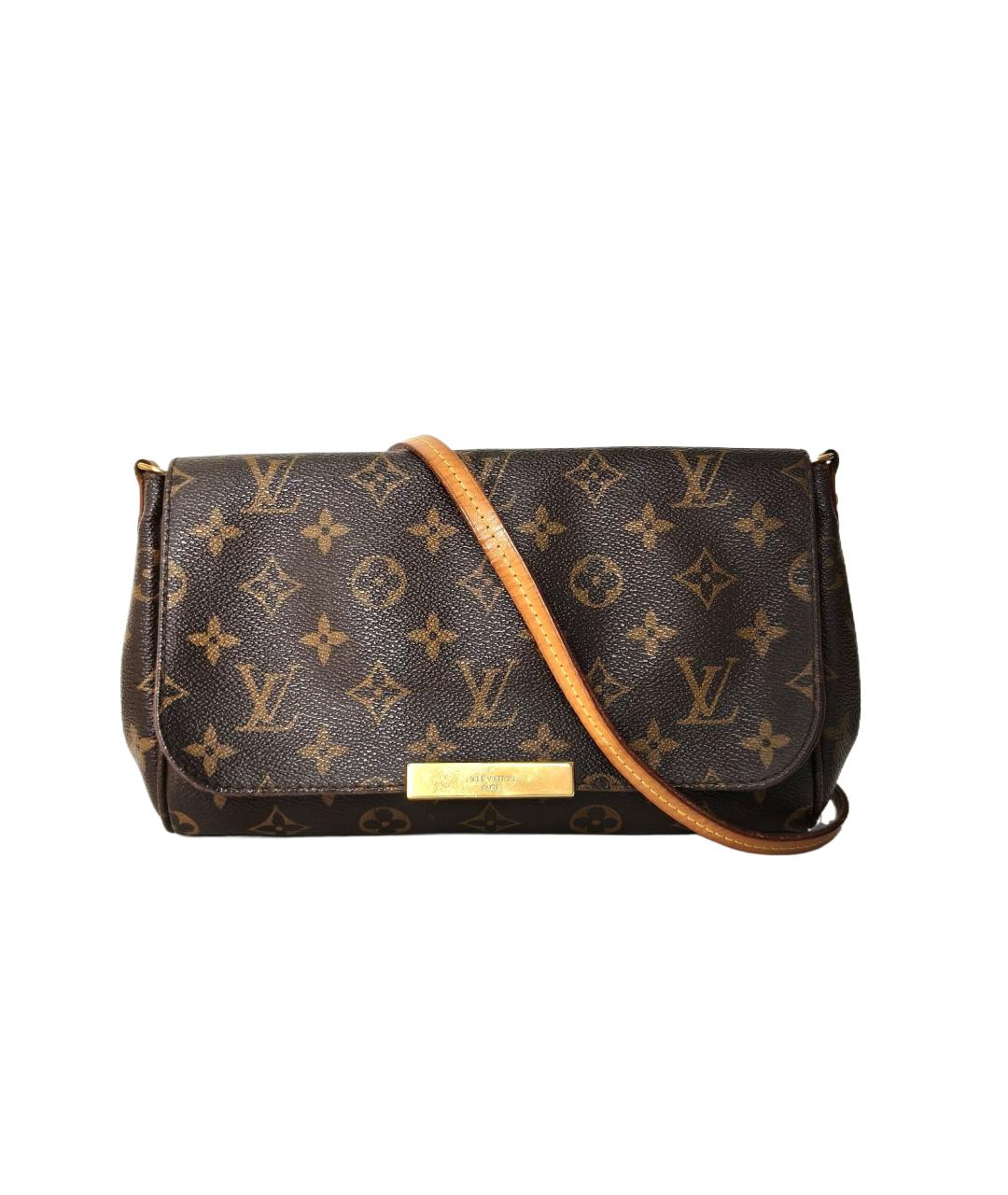 LOUIS VUITTON Коричневая сумка через плечо, фото 9