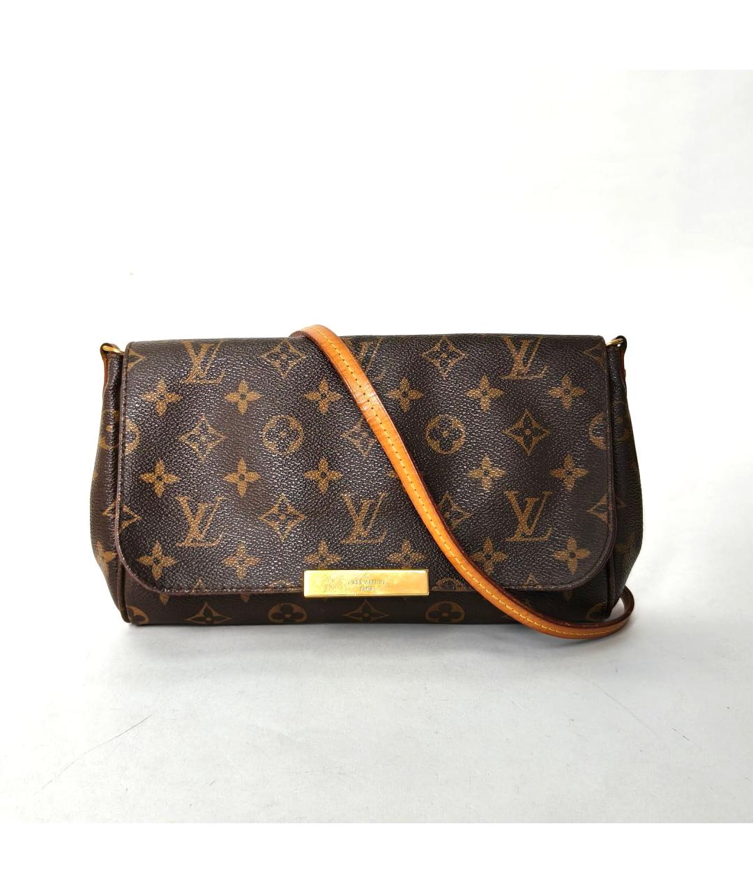 LOUIS VUITTON Коричневая сумка через плечо, фото 5