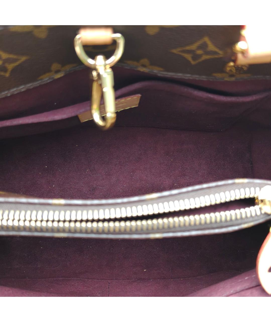 LOUIS VUITTON Коричневая сумка с короткими ручками, фото 7