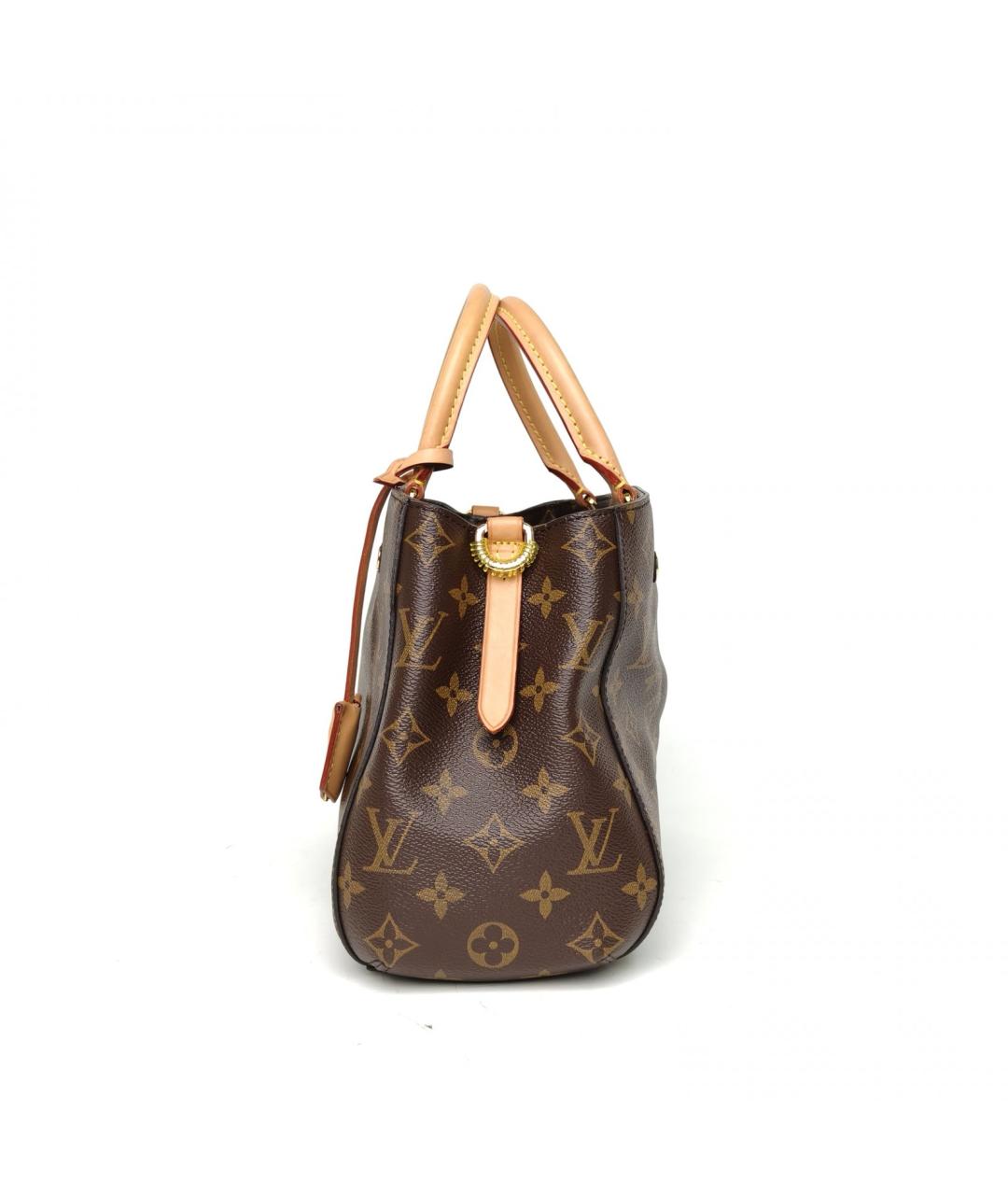 LOUIS VUITTON Коричневая сумка с короткими ручками, фото 5