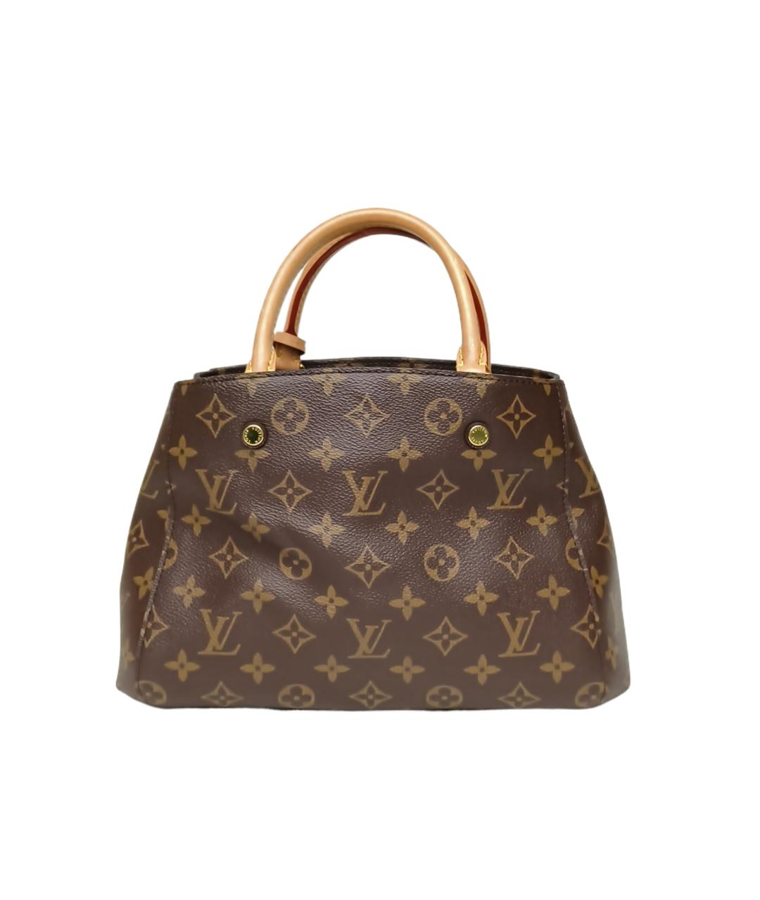 LOUIS VUITTON Коричневая сумка с короткими ручками, фото 10