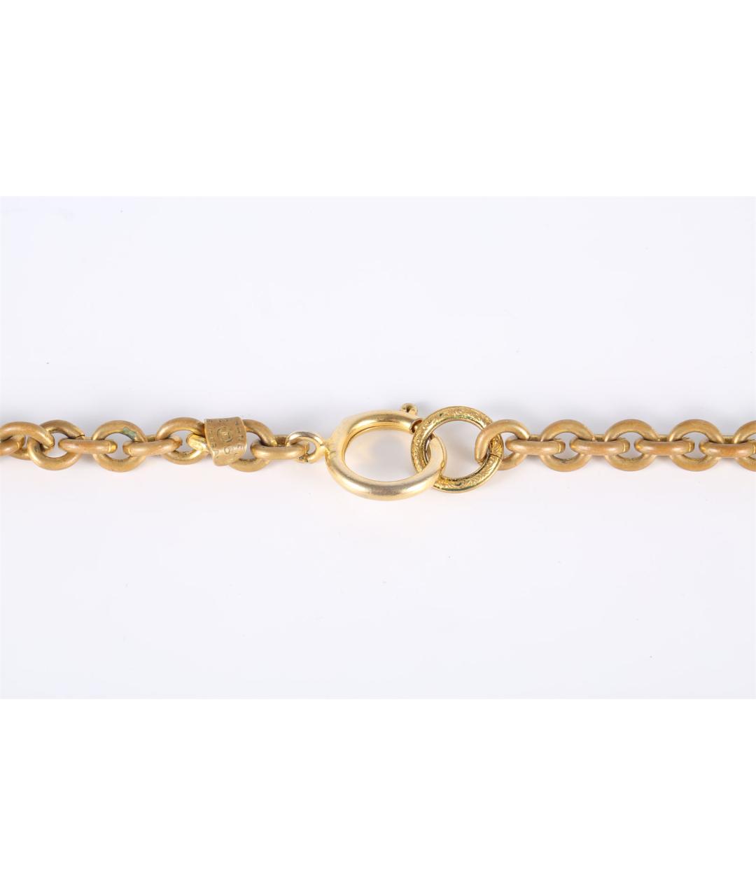 CHANEL Золотое металлическое колье, фото 6