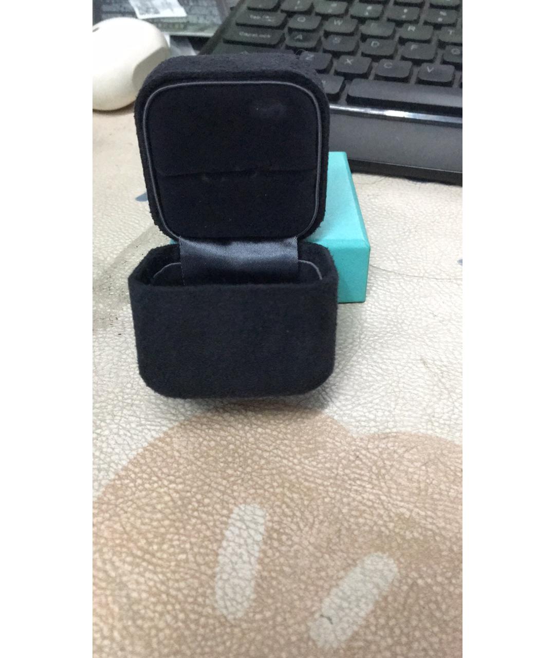 TIFFANY&CO Серебряное платиновое кольцо, фото 9