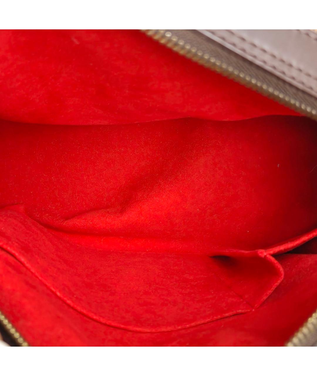 LOUIS VUITTON Коричневая сумка с короткими ручками, фото 7