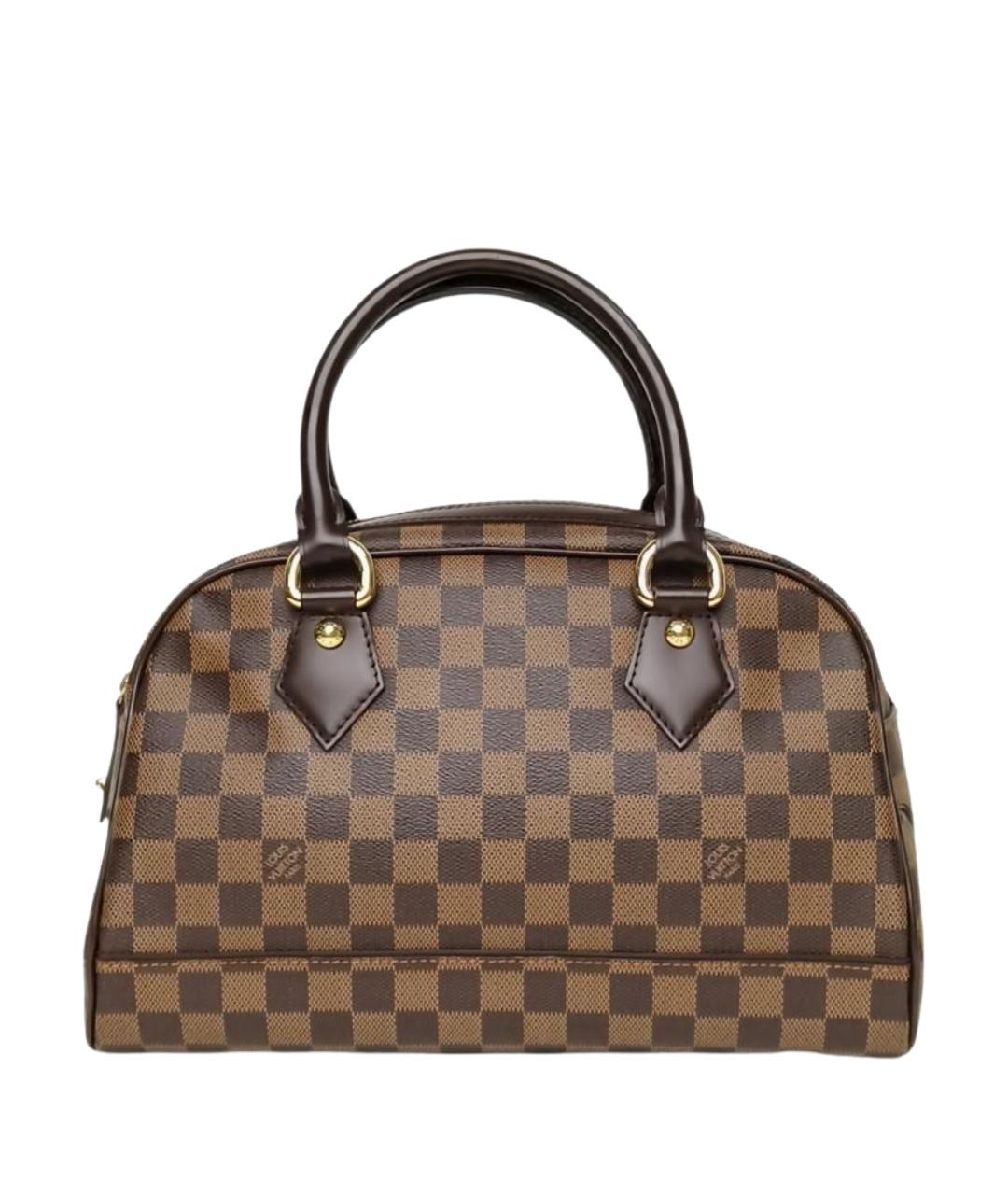 LOUIS VUITTON Коричневая сумка с короткими ручками, фото 1