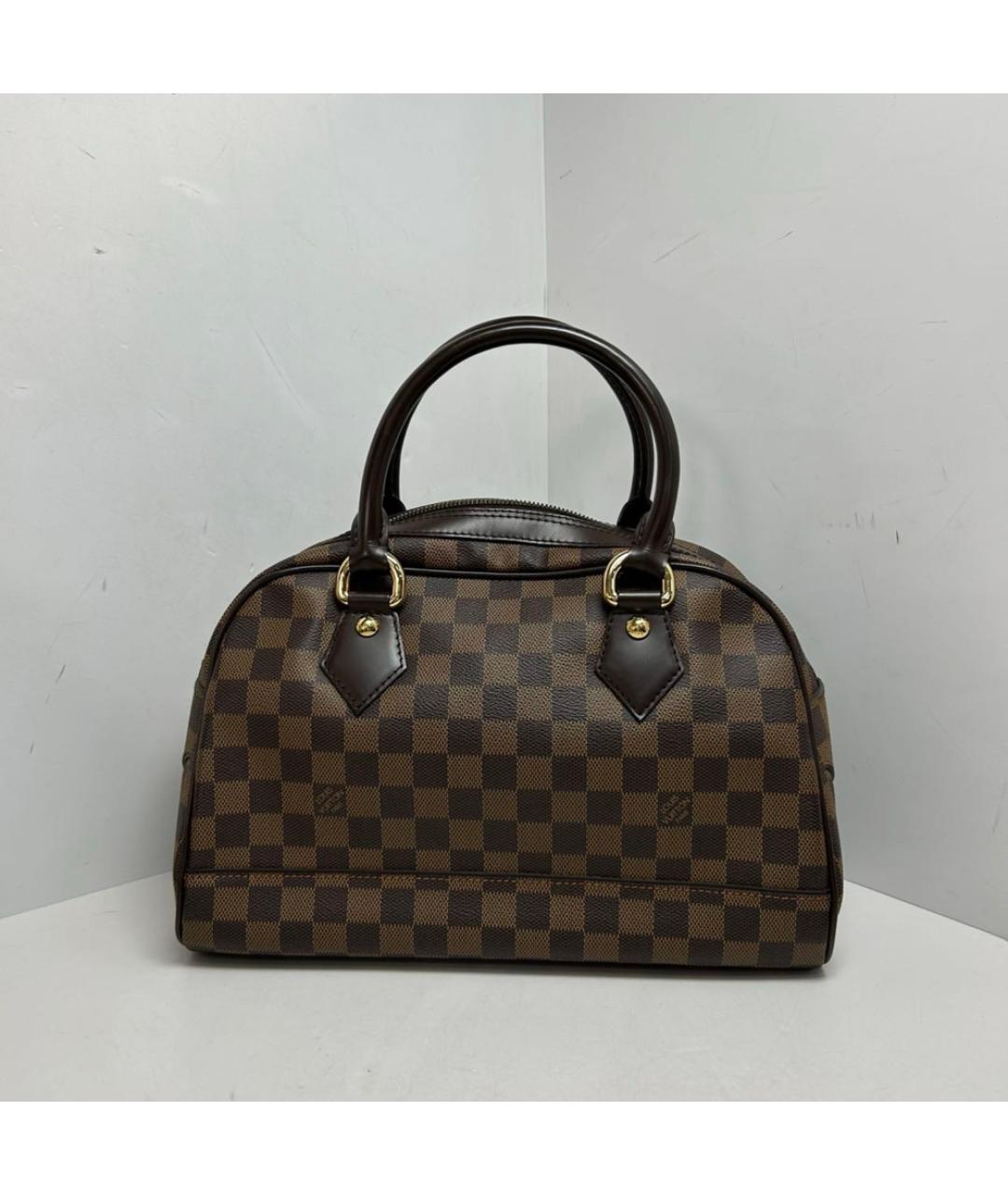 LOUIS VUITTON Коричневая сумка с короткими ручками, фото 8