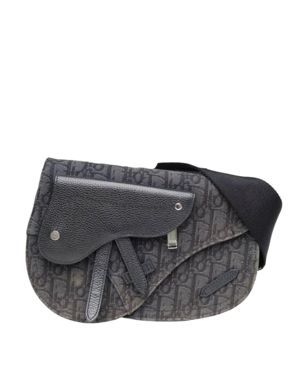 CHRISTIAN DIOR Серая сумка через плечо, фото 1