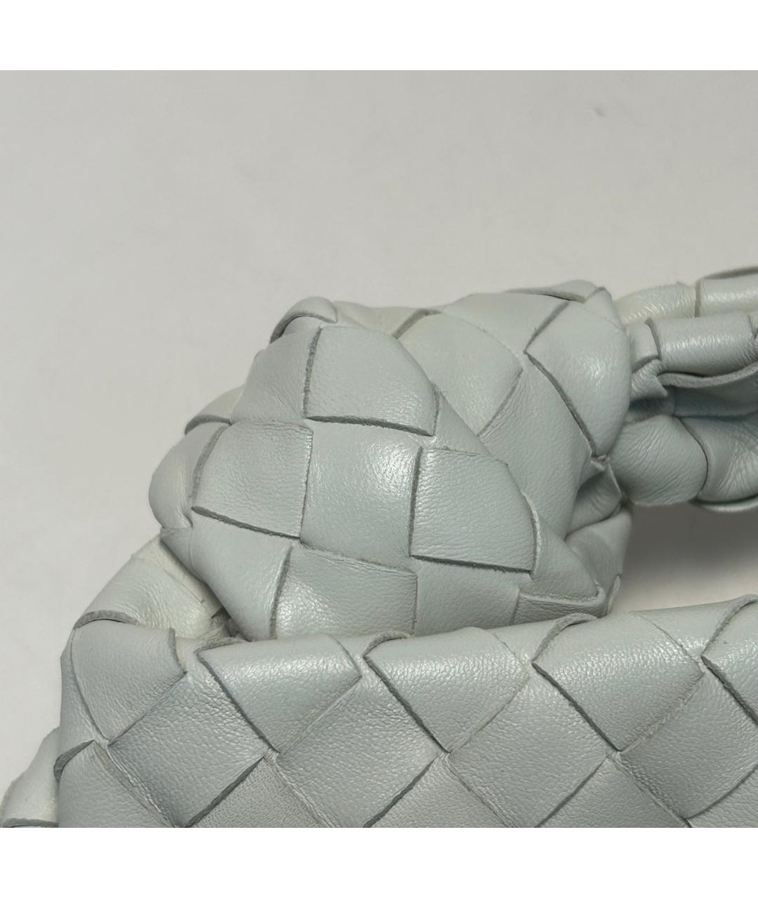 BOTTEGA VENETA Белая кожаная сумка через плечо, фото 9