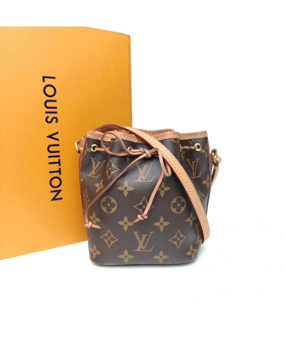 LOUIS VUITTON Коричневая сумка через плечо, фото 8