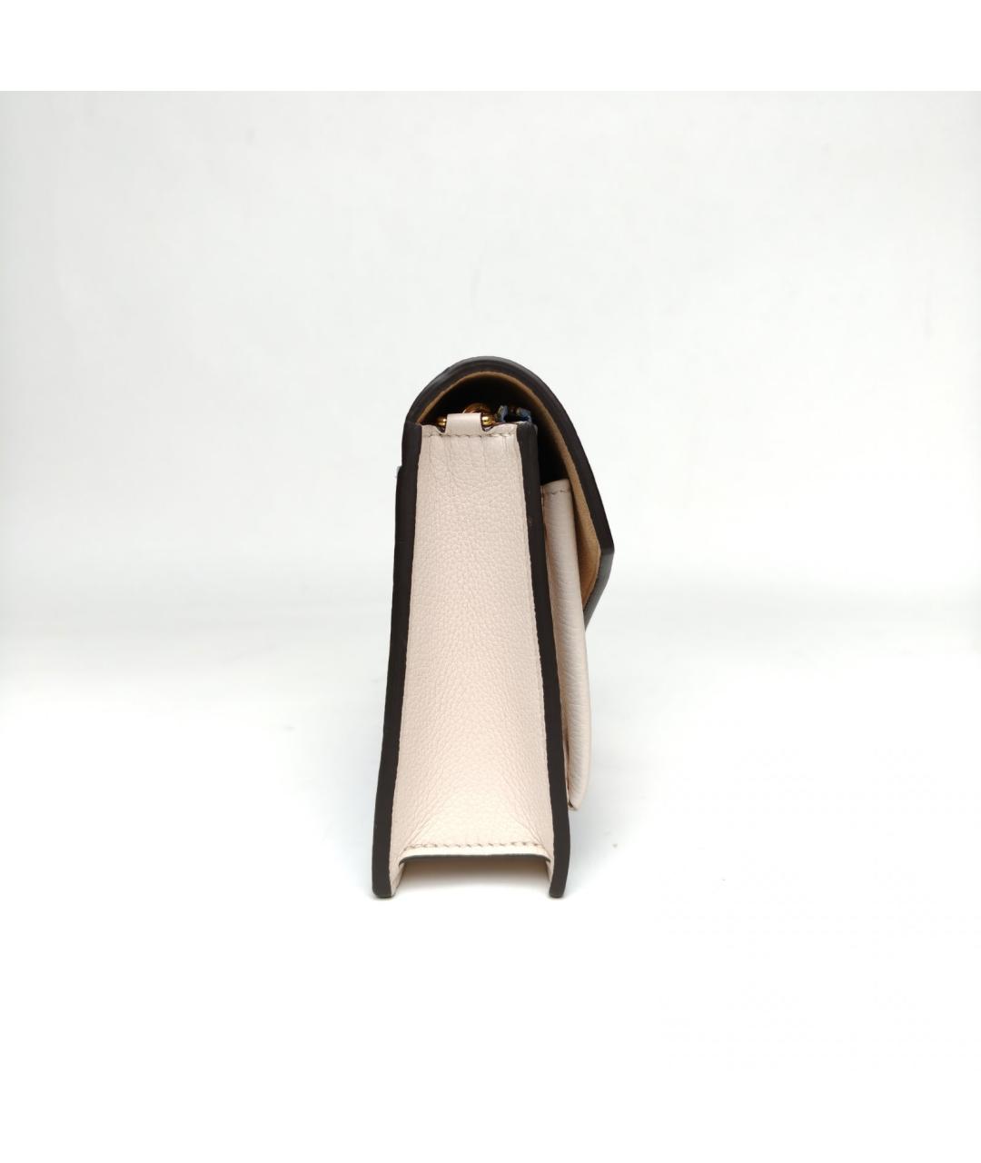 LOUIS VUITTON Голубая кожаная сумка через плечо, фото 5