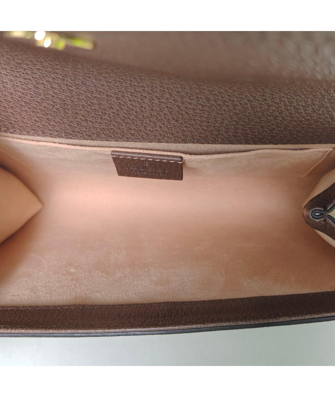 GUCCI Коричневая сумка через плечо, фото 8