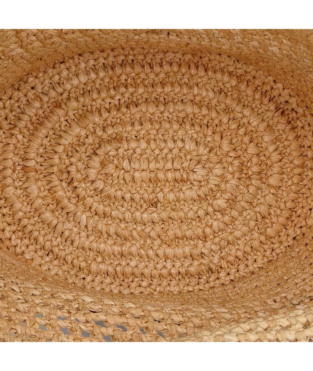 LOEWE Бежевая пелетеная сумка через плечо, фото 7