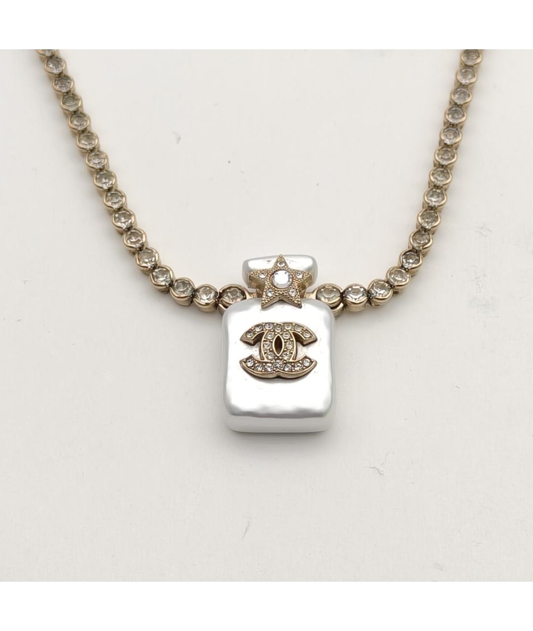 CHANEL Золотое металлическое колье, фото 2