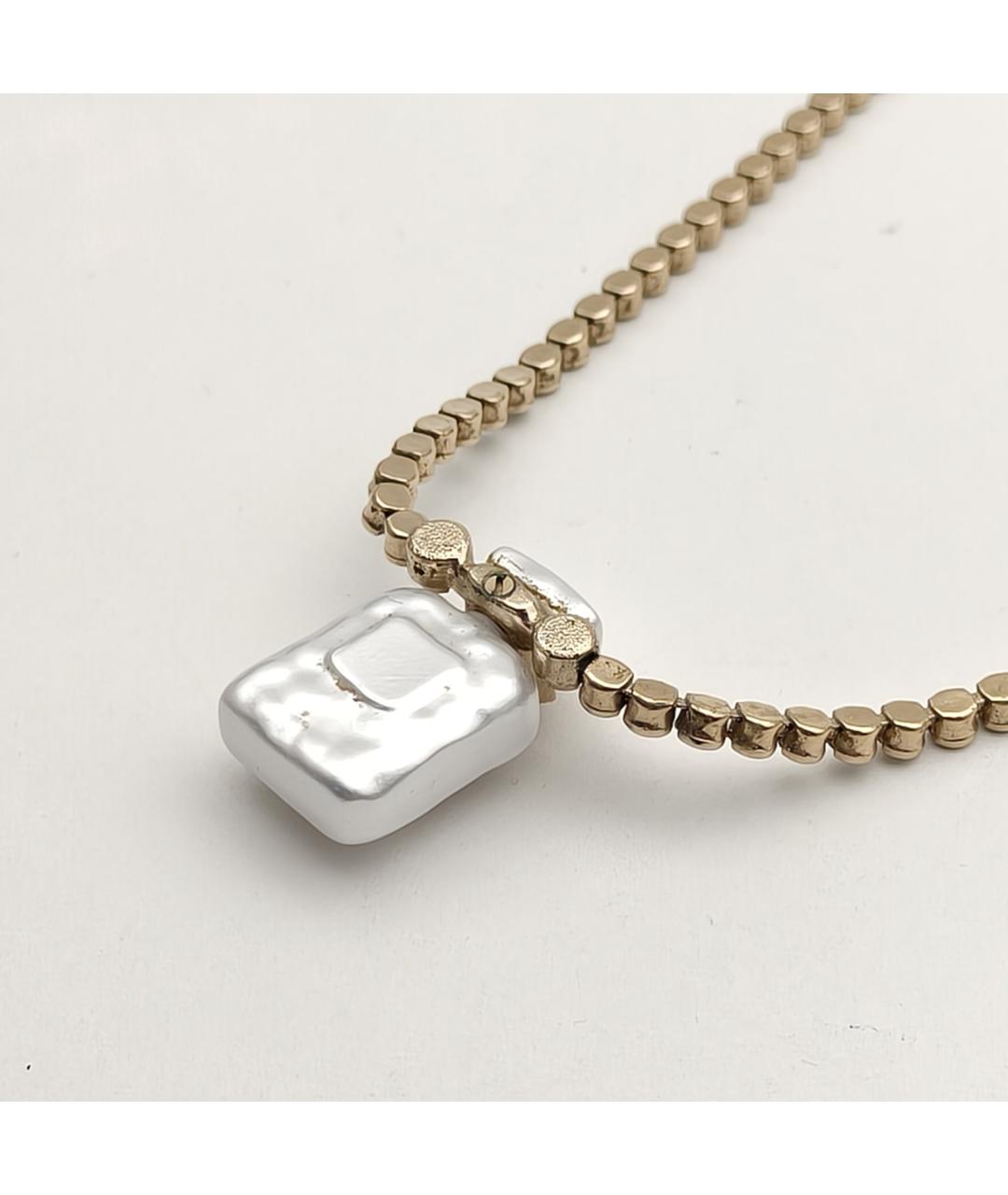 CHANEL Золотое металлическое колье, фото 4