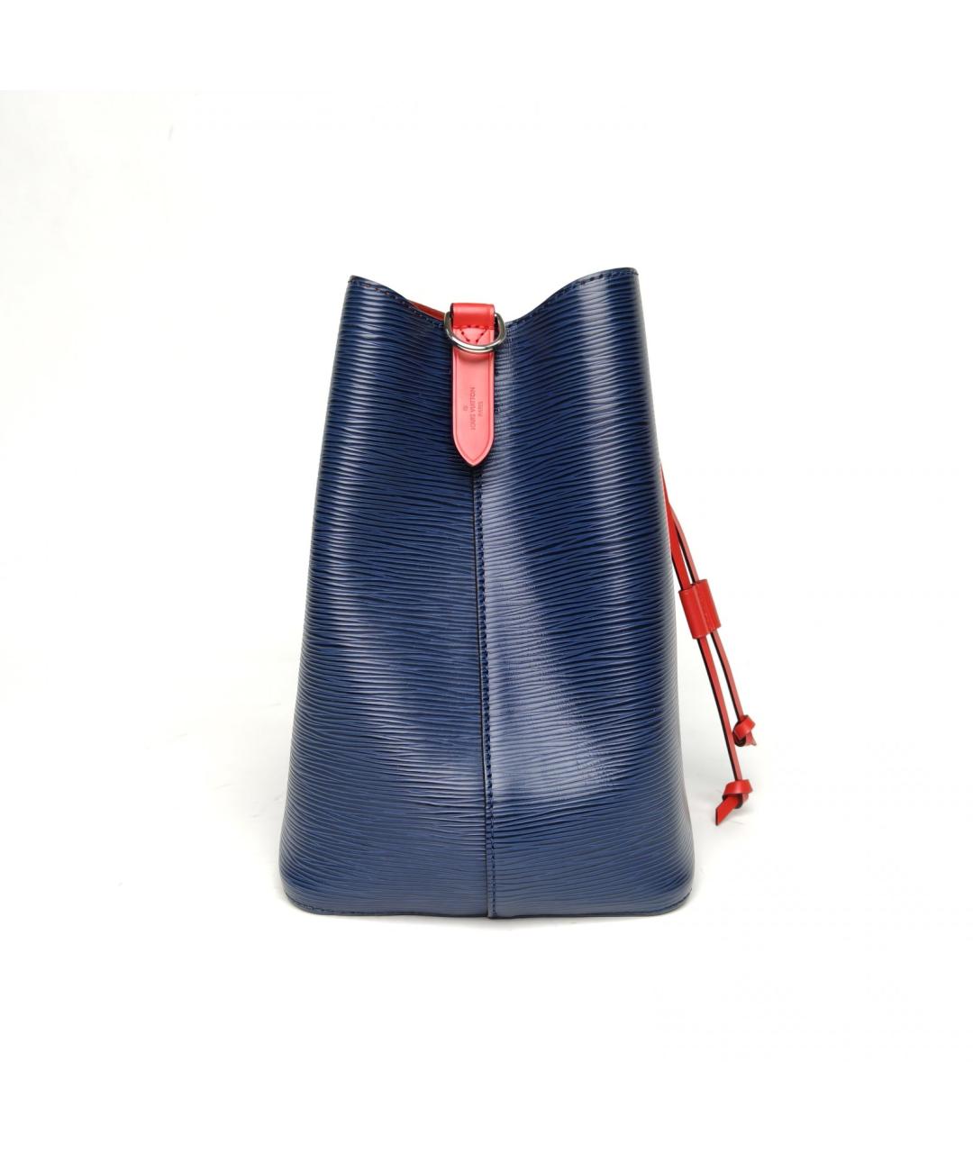 LOUIS VUITTON Синяя кожаная сумка через плечо, фото 5