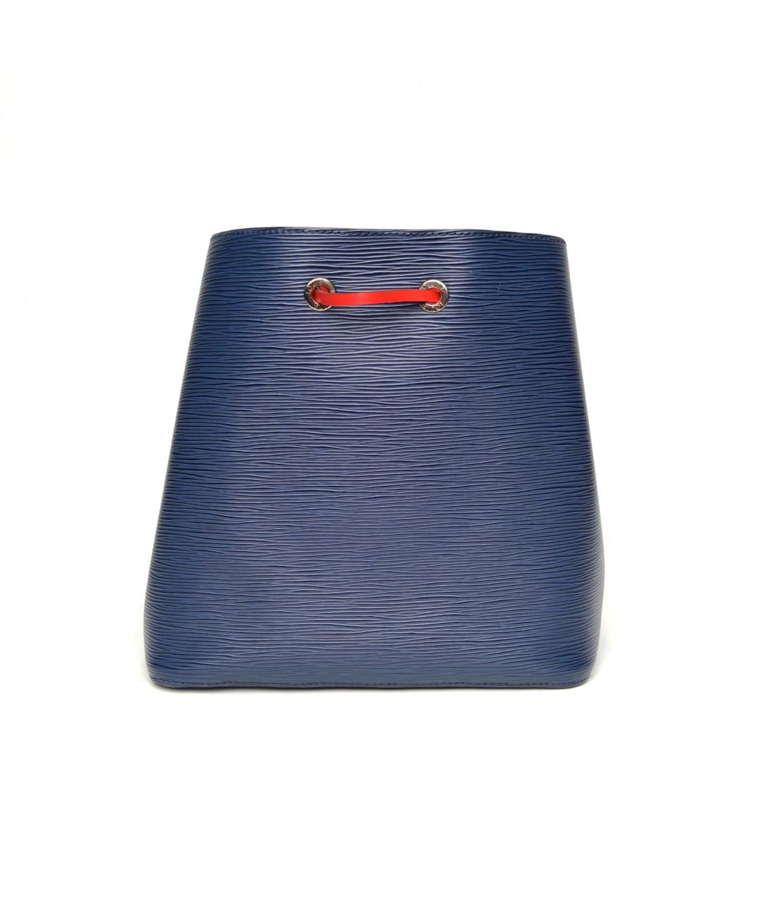 LOUIS VUITTON Синяя кожаная сумка через плечо, фото 4