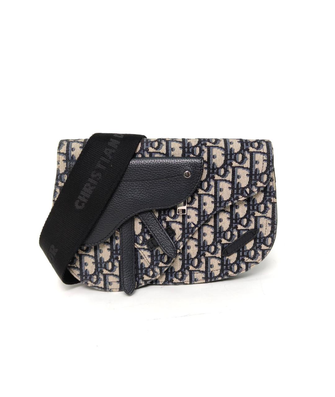 CHRISTIAN DIOR Синяя сумка через плечо, фото 2