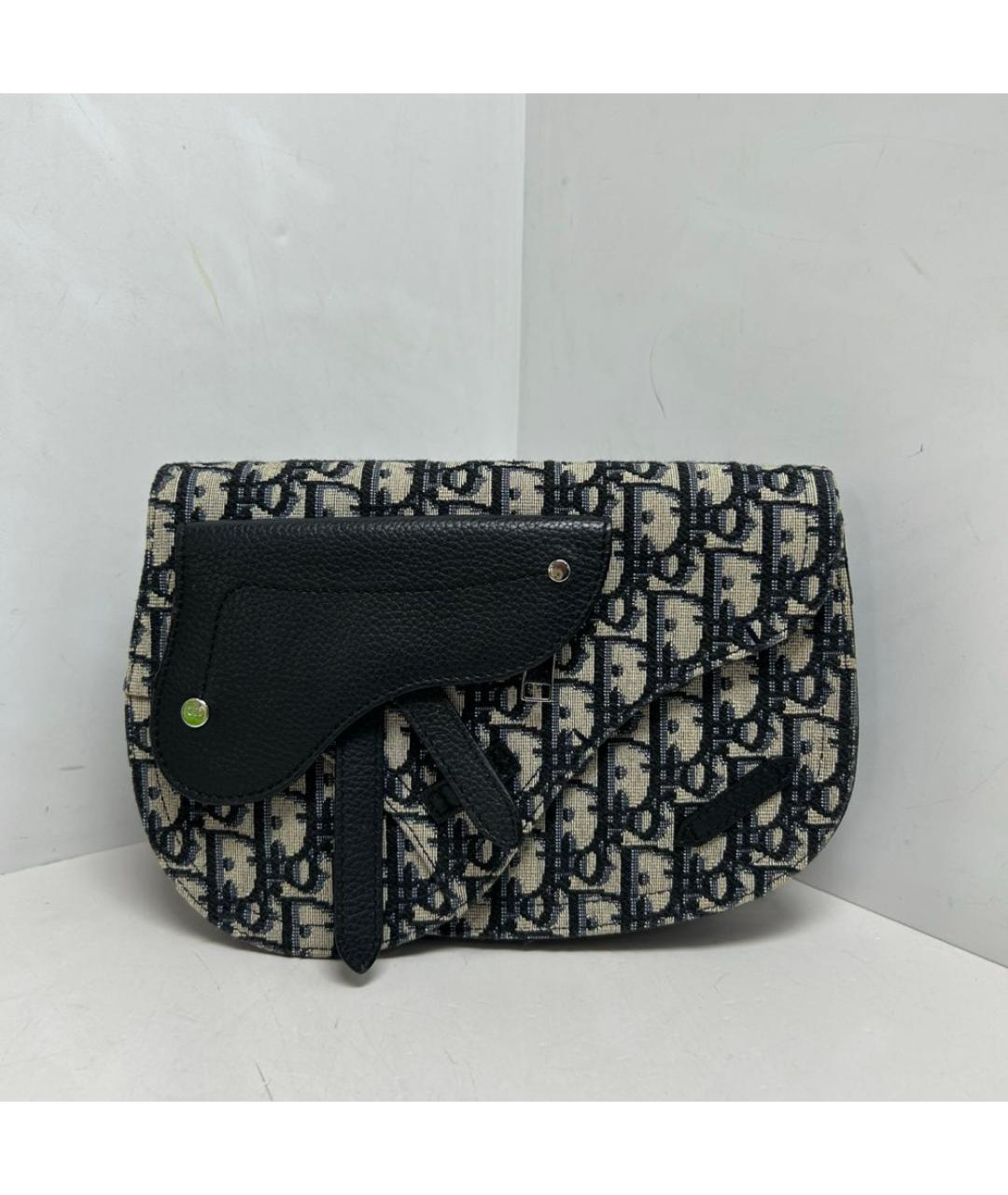 CHRISTIAN DIOR Синяя сумка через плечо, фото 8