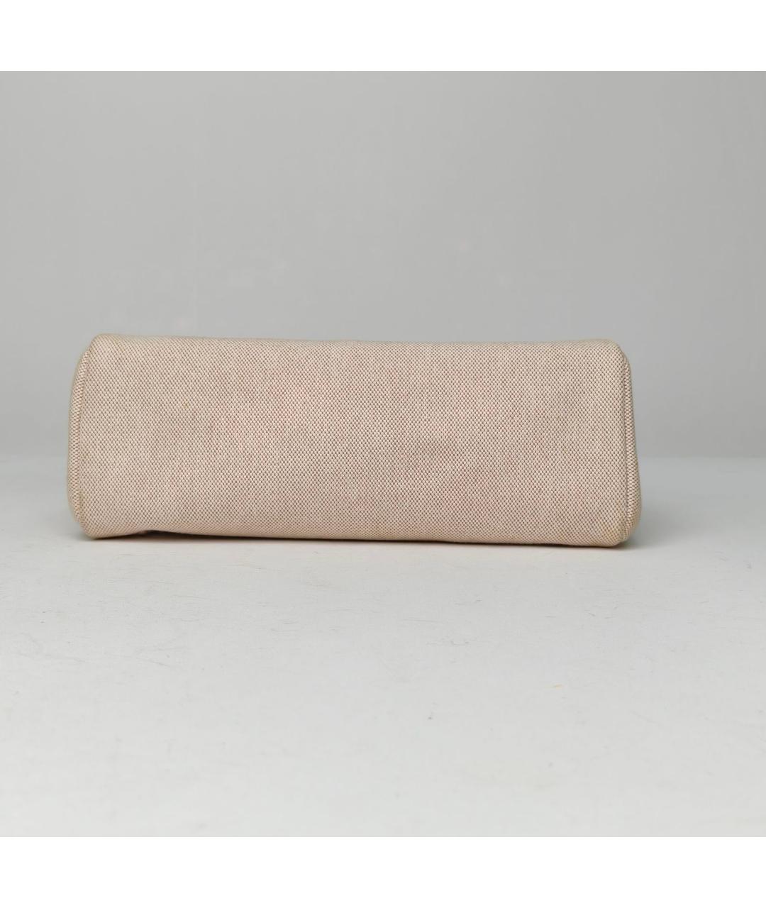 HERMES Бежевая сумка с короткими ручками, фото 6