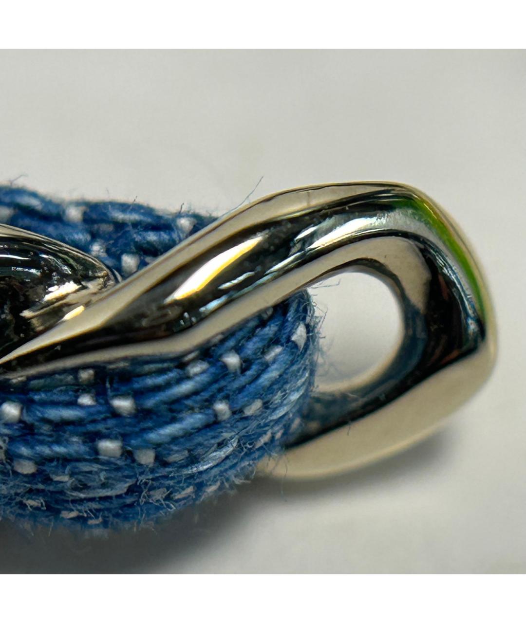 CHANEL Синие металлические серьги, фото 9