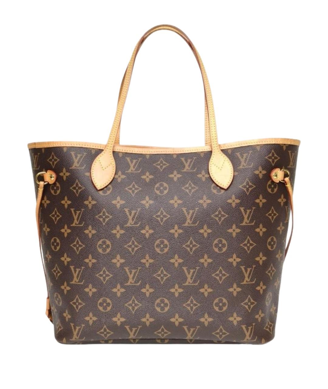 LOUIS VUITTON Коричневая сумка с короткими ручками, фото 1