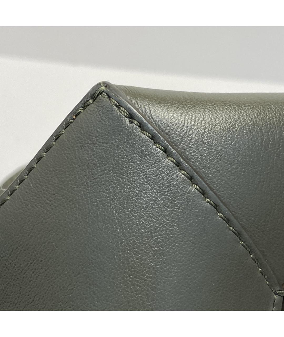 LOEWE Коричневая кожаная сумка через плечо, фото 9