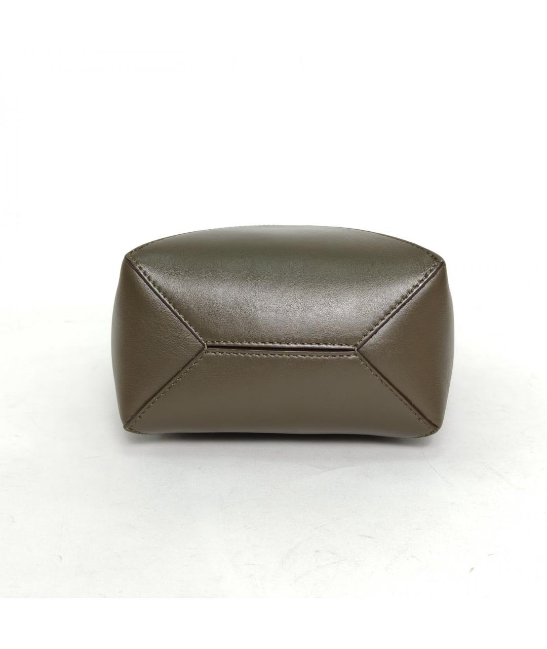 LOEWE Коричневая кожаная сумка через плечо, фото 6