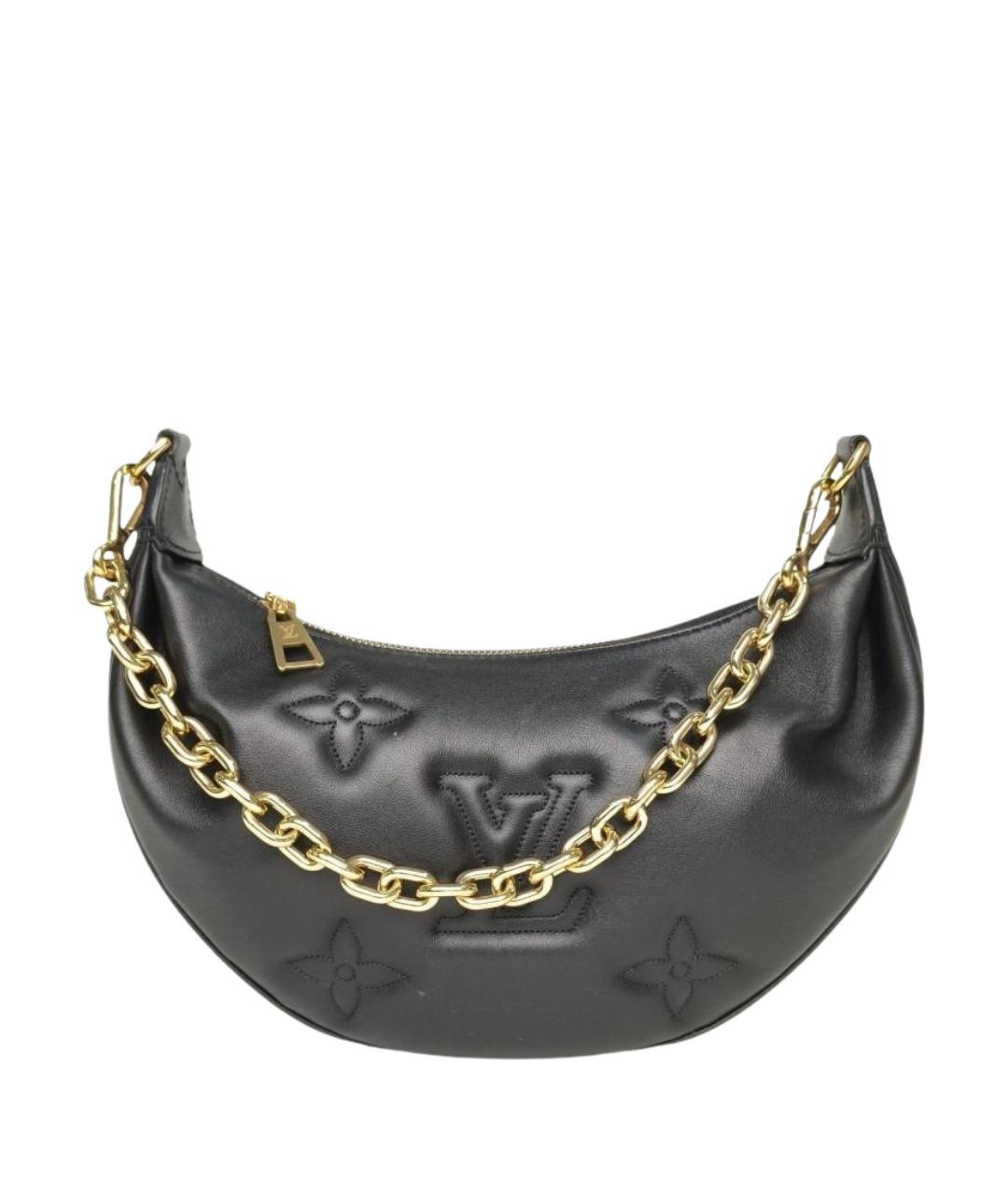 LOUIS VUITTON Черная кожаная сумка через плечо, фото 1