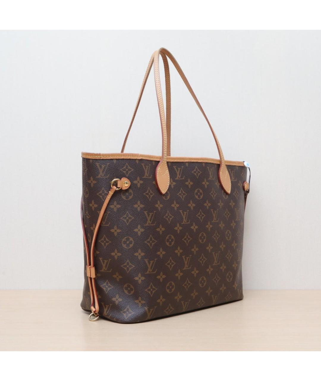 LOUIS VUITTON Коричневая сумка тоут, фото 6