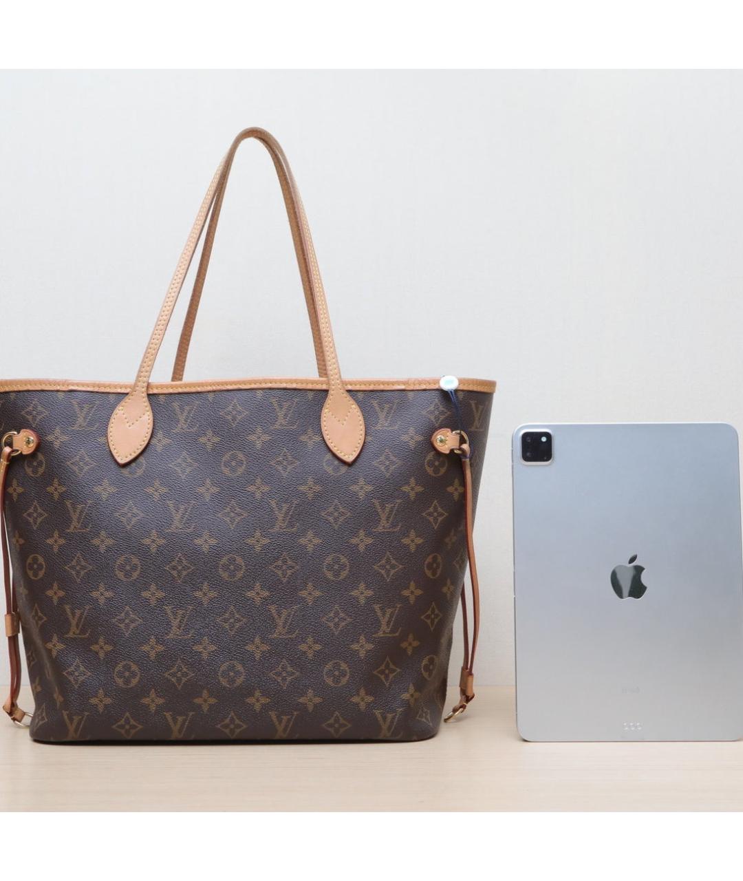 LOUIS VUITTON Коричневая сумка тоут, фото 7