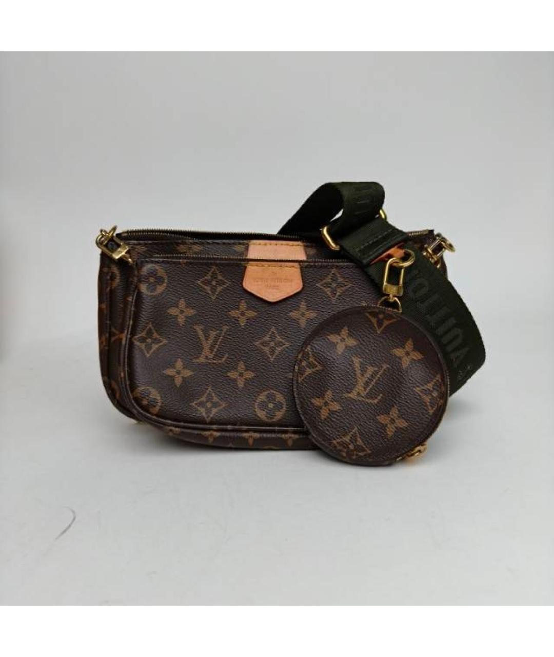 LOUIS VUITTON Коричневая сумка через плечо, фото 8