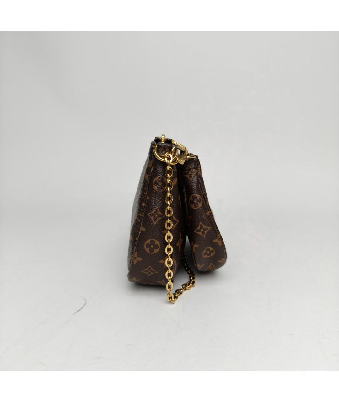 LOUIS VUITTON Коричневая сумка через плечо, фото 3