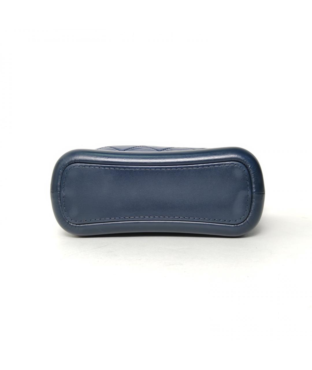 CHANEL Синяя кожаная сумка через плечо, фото 8